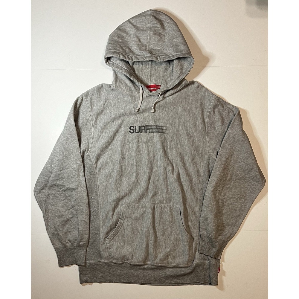 Supreme Hoodie 20SS Motion Logo Hoodie Sweatshirt SS20 Ash Grey Size XL